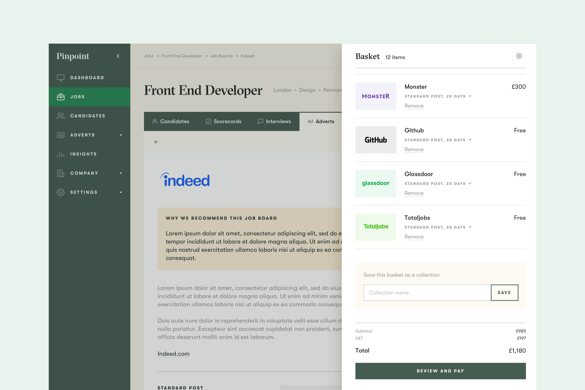 monster Applicant Tracking System Integration Screen Grab